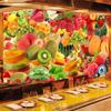 Modern Creative Wall Papers 3d Fresh Fruit Mural Restaurant Cafe Fruit Store Backdrop Wall Mural Decor