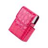 Women Men Storage Case Leather Stainless Steel Card Cash Holder Belt Pouch Lighter Wallet Pocket Solid Color Box Carrier