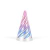 3D Printed Spiral Cone Toy Impossible Pyramid Passthrough Sculpture Pass Through Pyramid Fidget Mini Vortex Thread Illusion