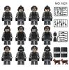 M1621 British Lynx Swat Military Police Small Particle Assembly Building Block Doll Toy Bag