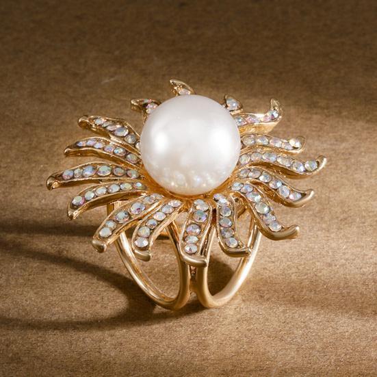 Пряжка для шарфа Кольцо для рубашки Зажим-слайдер Кольцо для шарфа Цветок Солнце Стразы Пряжка для шарфа Аксессуар для одежды для свиданий вечеринок мероприятий