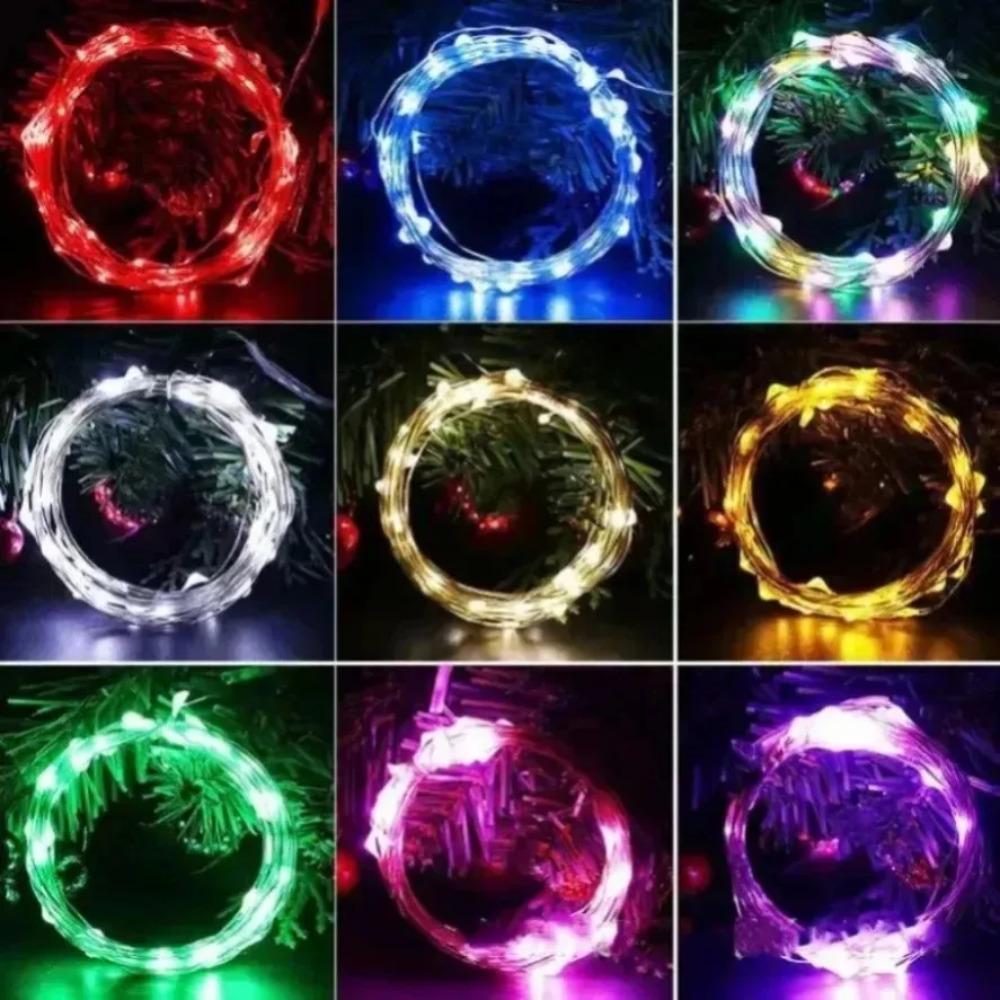 20m 10m Remote Control 8 Function LED Fairy Lights USB String Lights Christmas Garland New Year Wedding Party Garden Decoration
