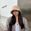 Shearling Lamb Soft Bucket Hat Cozy And Fashionable Winter Headwear For Women
