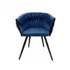 Tilo Armchair with Armrests, Navy Blue, Free-standing Armchair, Family Meble