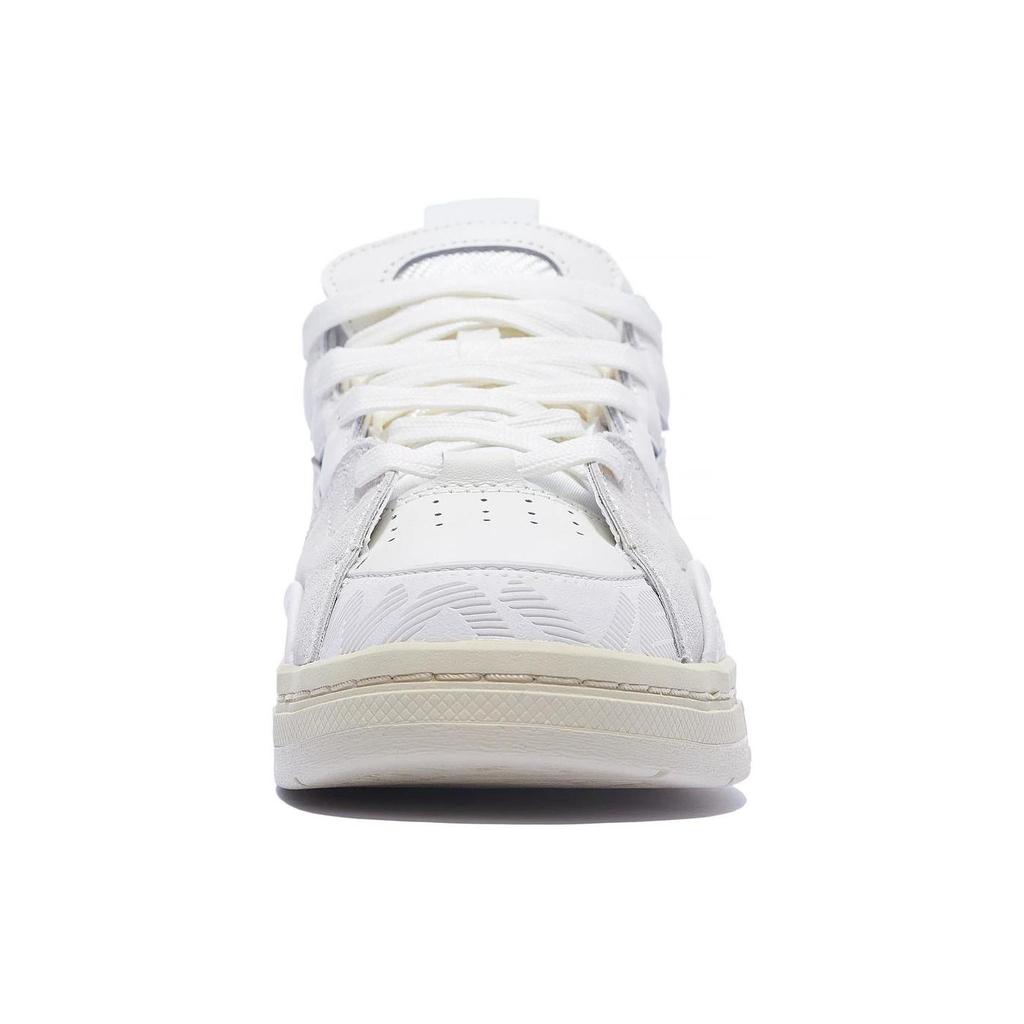 Li Ning We Wo Golden Comfortable Versatile Non-Slip Wear-Resistant Breathable Low-Top Skate Shoes Men Sneakers White AECS073-7