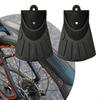 2Pcs Bike Fish Tail Cover Mudflap Protection Sturdy Replacement Fittings Bicycle Protector for Road