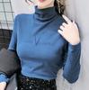 Winter Warm Women Turtleneck Pullovers Thick Bottoming Shirt for Women Warm Blouse Winter