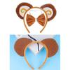 Monkey Costume Set Monkey Ears Tail Bow Tutu Animal Fancy Costume Kit Accessories for Kids Cosplay Accessories