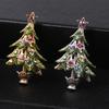 Festival Cute Christmas Tree Brooch Pin Unique Classic Brooches for Women Fashion Pins Jewelry