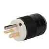125V US Power Plug Waterproof Industrial Grade 3 Poles Power Plug Connector (20A 125V)
