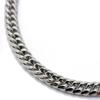 GE Double Kihei Necklace 4 Slice Cut Width 50cm Stainless Steel [Silver One] [Silver 7mm] Etc. Men's