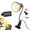 110V UVB+UV Pet Reptile Heating Lamp Clip Bulb E27 Light Holder Turtle Basking Kit Tortoises Lizards US Plu