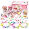 Toy Girls Birthday Present Ranking DIY Materials 2000 Pieces Beads Handmade Making Toy Girls Gift Anniversary Christmas Handmade Necklace Bracelet Toy