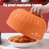 Крышки для еды для улицы Защита от мух Круглая кухонная корзина для сушки Сетка от мух Защита для еды Многоразовая миска для мытья овощей для винограда