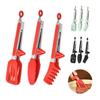 Food Tong Set Stainless Steel Kitchen Tongs Silicone Nylon Non-Slip Cooking Clip Clamp BBQ Salad Tools Grill Kitchen Accessories