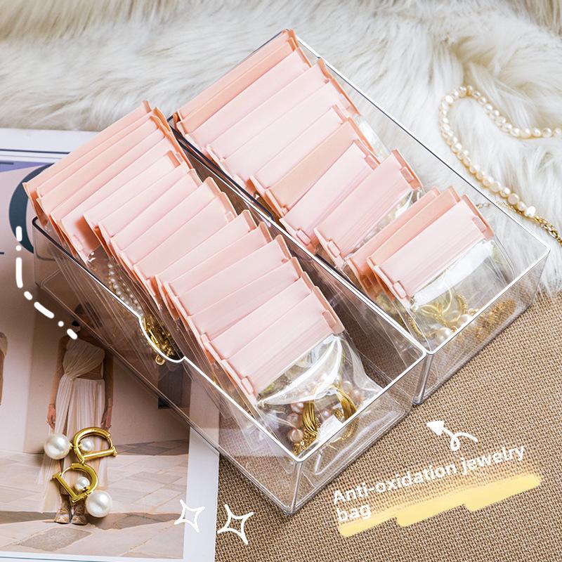 Thick EVA Jewelry Storage Box for Rings, Earrings, Necklaces - Portable, Anti-Oxidation