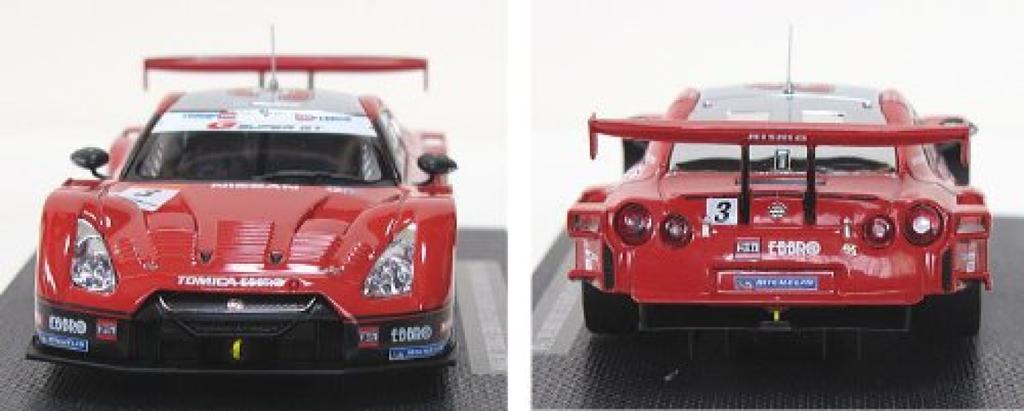 Масштаб Ebro Hasemi Tomica Ebro Super GT500 2009 Раунд 7 Фудзи Готовая модель 1/43 GT-R (44235)