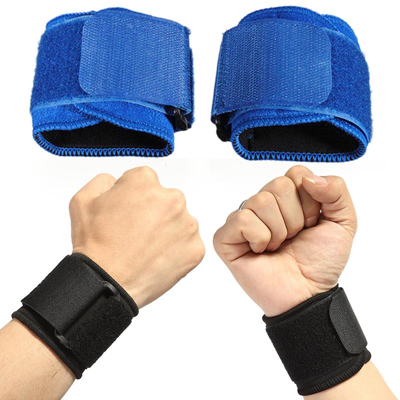 Adjustable Soft Wristbands Wrist Support Bracers for Gym Sports Wristband Carpal Protector Breathable Wrap Band Strap