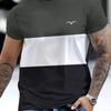 Casual Men's T-Shirt 3d Striped Printed Short-Sleeved Everyday T-Shirt For Men Oversized Clothing Summer Pullover Simple Tees