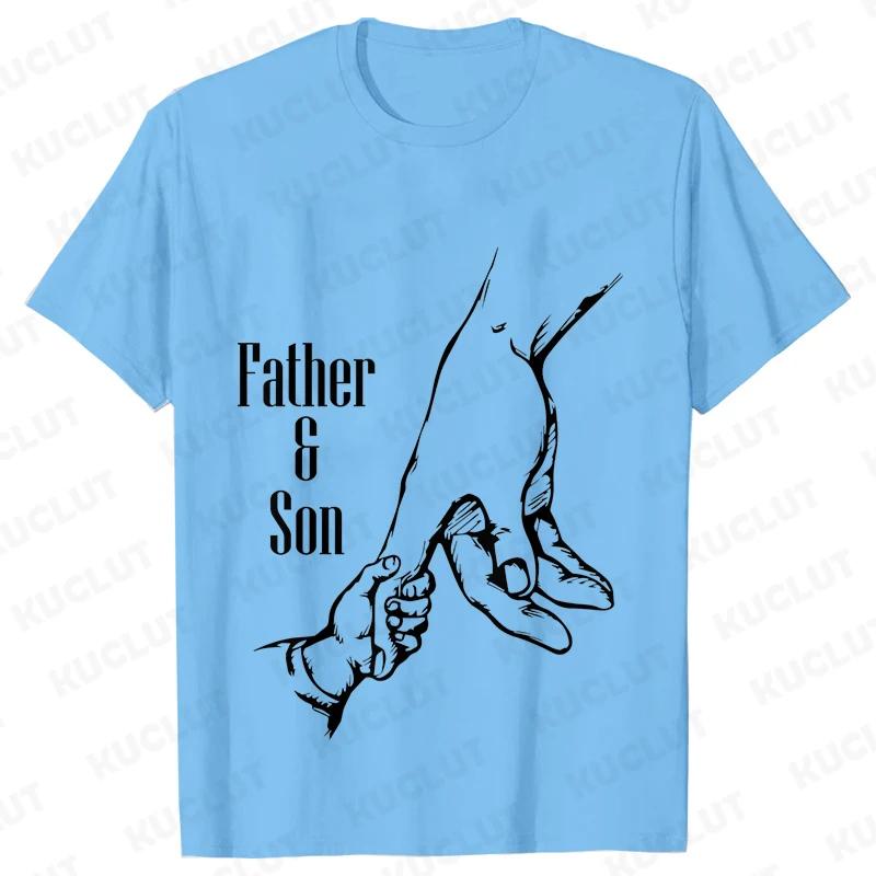 Fathers and Son Tshirts Dad Fun Gift Novelty TShirts Birthday Mens T Shirt for Dad From Son Daughter Tshirts Short Sleeve Tops