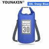 30L PVC Waterproof Dry Bag Outdoor Diving Foldable Storage Beach Swimming Bag Rafting River Ocean Backpack