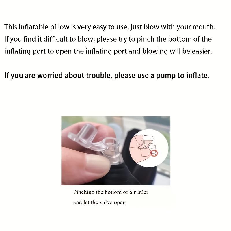 1pc Plush Leg Pillow with Inflatable PVC Triangle Cushion, Portable and Washable, Reliable for Home and Outdoor Sofa Use, No Power Required