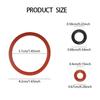 For CDEFSXENAGIGA Compatible Silicone O Ring Seals Maintenance Kit