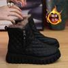 2025 Winter New Women's Shoes Popular Thick-soled Non-slip Snow Boots Outer Wear Velvet Warm Cold-resistant Martin Boots Cotton Shoes