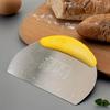 1 Piece Multi-Functional Stainless Steel Pastry Spatula with Measuring Ruler , Great for Cutting Bread, Pizza, Cake .