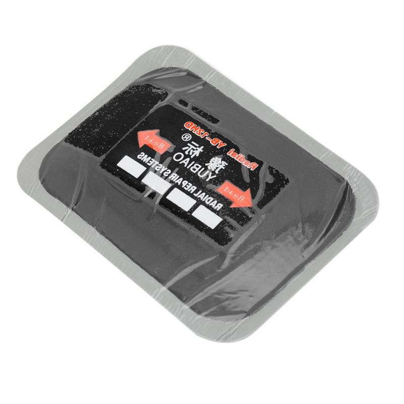 10Pcs 80*120mm Car Natural Rubber Tire Tyre Puncture Repair Patch Tubeless Patches