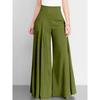 Spring Autumn Fashion Women High Waist Wide Leg Pants Female Elegant Flare Trousers Casual Solid Holiday Loose Long Pant New