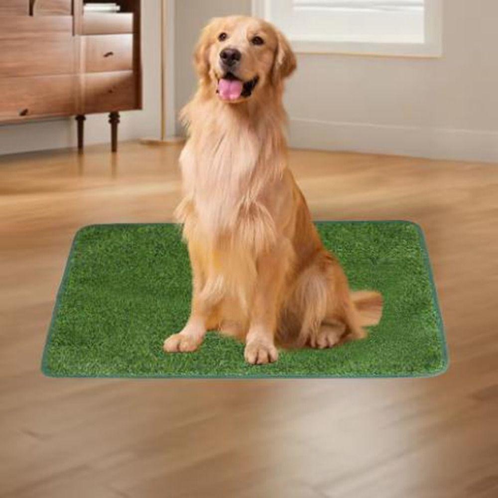 Washable Simulated Lawn Dog Pads Comfortable Pet Lawn Mat Artificial Dog Grass Mat Outdoor