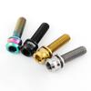 Titanium Zinc Zinc Alloy Bicycle Front Wheel Fixing Screw Bicycle Fixing Screw Gasket  Road Bikes