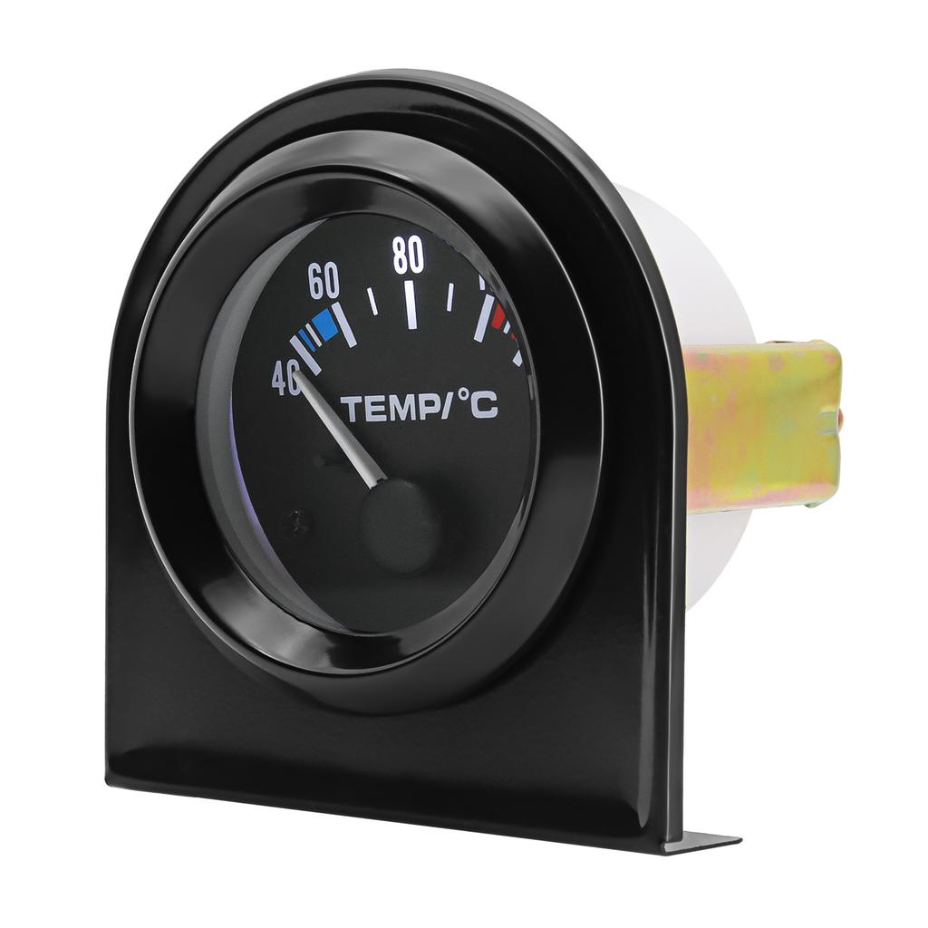 52mm Water Temperature Gauge 40-120 Celsius with Adaptor Joint Pipe Radiator 1/8NPT Sensor Car Racing Water Tank Level Indicator