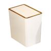 Kitchen Wastebasket with Press Type Lid Narrow Garbage Can, Paper Basket Organizer, Bathroom Trash