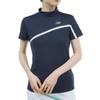 Golf Short Sleeve Mock Neck Shirt Quick 0 [New Balance] Women's (Sweat Absorbent, Drying, Stretch) / 012-4166509 121_Navy [S]