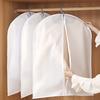 1/3/5/10PCS Washable Clothes Hanging Dust Cover Wedding Dress Cover Suit Coat Storage Bag Wardrobe Hanging Clothing Organizers
