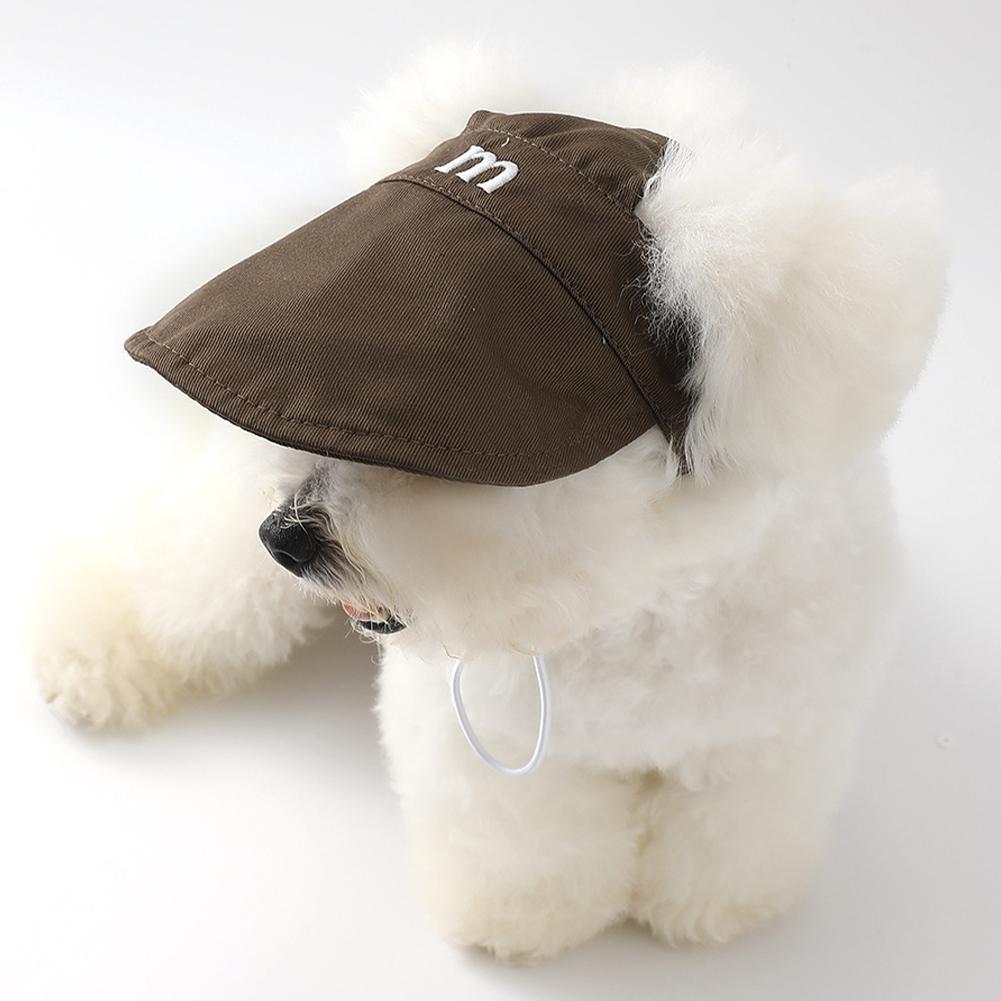 Spring Summer Pet Sun Hat for Cats and Dogs Breathable Fisherman Cap with Ear Holes Sun Protection and Shade for Outdoor Activities