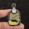Septarian Pendant Rainbow Moonstone Pendant Copper Wire Wrapped Jewelry Handmade Gemstone Pendant Copper Designer Pendant Wire Wrap Jewelry