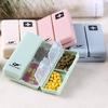 7 Days Weekly Folding Pill Box Plastic Organizer Vitamin Pill Dispensing Medicine Box