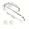 1pcs Wall Mounted Self-adhesive Towel Holder,  Drain Rack And Hook, Multifunctional Bathroom Kitchen Organizer, Home Supplies