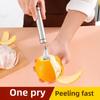 Effortless Citrus Peeler Stainless Steel Orange, Grapefruit, Mandarin  More Peeler Tool Easy Grip