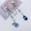 1Pc Anime Alien Stage Keychain Heart Bow Phone Charm Beaded Keychain Versatile Backpack Decoration Accessories Gifts