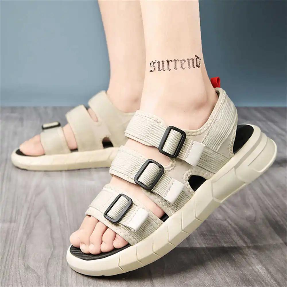 39-44 Beach Lying Men's Teenage Sandals Slippers Flip Flops White Shoes Bed Sneakers Sport Sepatu From China Luxury Brand