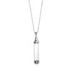 Openable Screw Cap Steel Chain Wishing Bottle Pendant Lucky Charm Glass Vial Necklace Perfume Jars