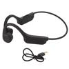 Bone Conduction Headphone Bluetooth 5.3 IP56 Waterproof Built In Mic Open Ear Headset for Running