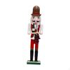 Nutcracker Figurine Wooden Sculpture Collectible Gift Desktop Ornament for Fireplace