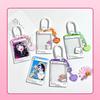 Cute Kpop Photocard Cover Case Chic Sweet Cartoon Animal ID Bus Card Holder with Pendant Kawaii Family Friend Photocard Holder