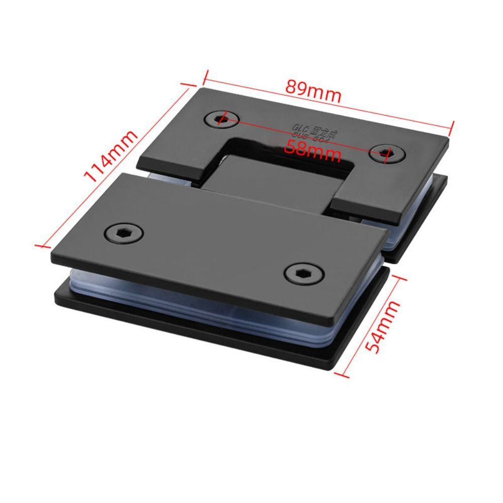 90°/135°/180° Зажим-кронштейн для стеклянной двери Фурнитура для двери из нержавеющей стали Петли для двери ванной комнаты Ванная комната