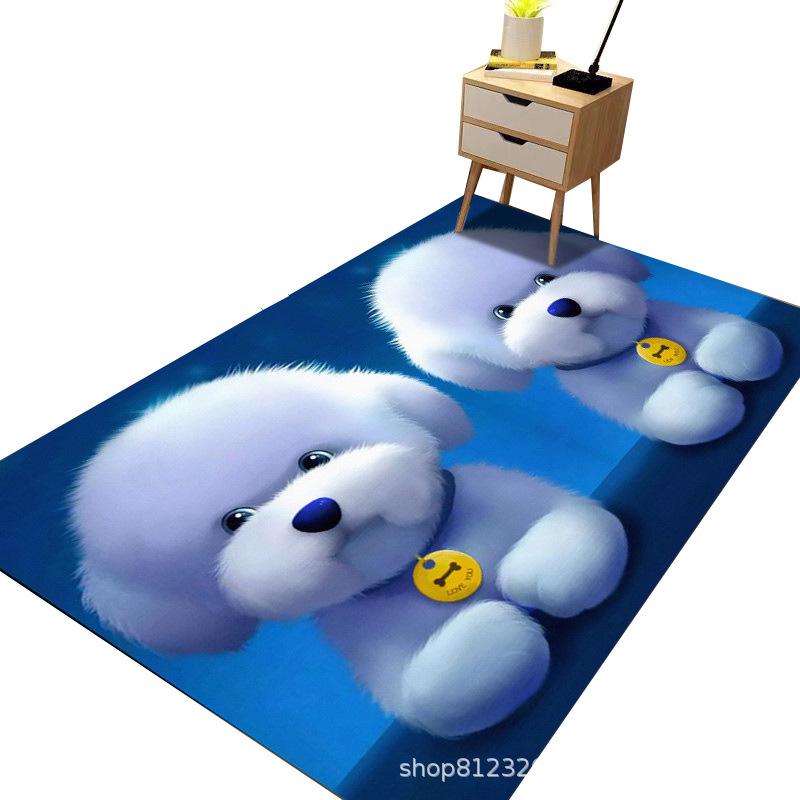Nordic Cartoon Pattern Carpet for Living Room or Bedroom